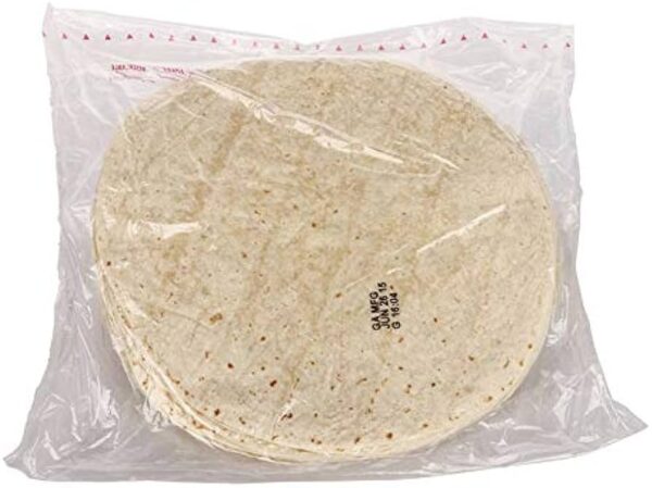 12" Flour Tortilla, 8-Packs of 12/Case - Image 2