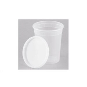 32-oz Hi-Heat Containers With Lids 240/Case