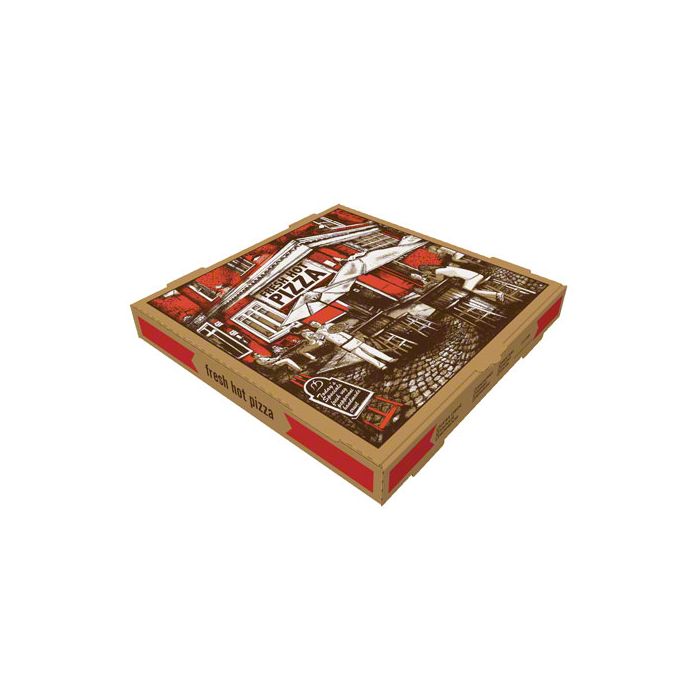 Kraft 14″ Pizza Box Corrugated, 50/pack