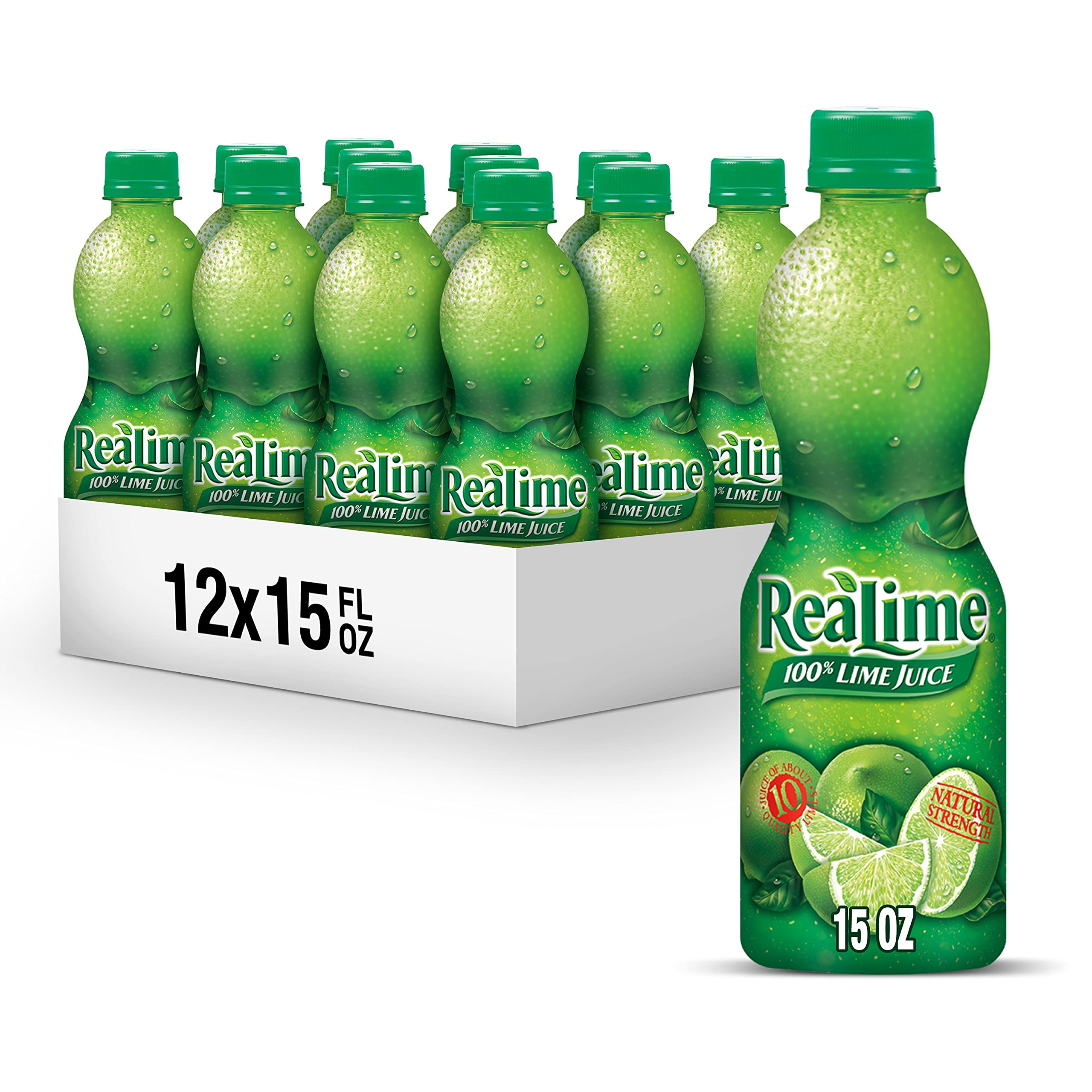 Realime Lime Juice 15-oz Bottle