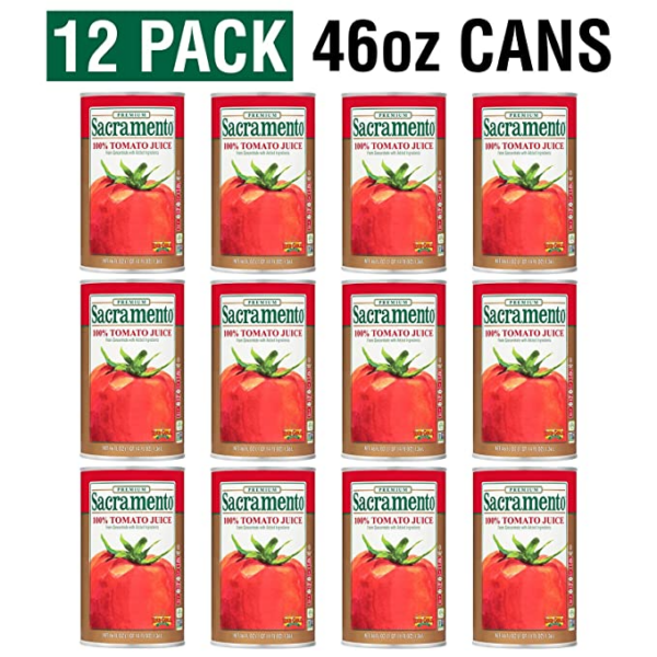 Sacramento Tomato Juice 12 46-oz Cans/Case