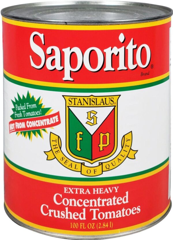 Saporito Crushed Tomatoes 6/#10-Cans/Case